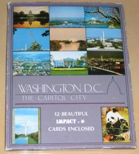 Washington D.C. - The Capitol City, 12 Postcard Folder (1984) Impact - Picture 1 of 1