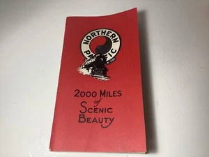 Northern Pacific Eisenbahn Prospekt "2000 Meilen landschaftlicher Schönheit" 8 "x 4,5" - Bild 1 von 9