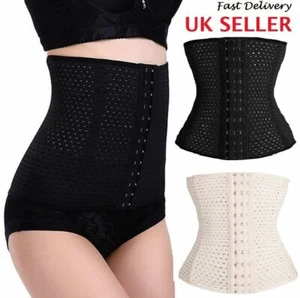 UK Long Torso Waist Trainer Corset Cincher Body Shaper Belt for Women Workout - Picture 1 of 13