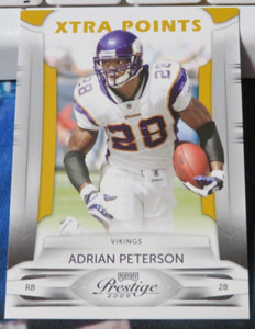 #6286 2009 PLAYOFF PRESTIGE EXTRA POINT ADRIAN PETERSON #55 45/250