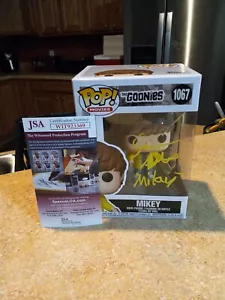 Sean Astin Schauspieler The Goonies Film signiert Mikey Funko Pop JSA WIT923369 - Bild 1 von 8