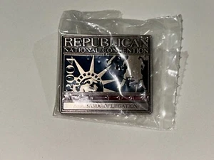 Convención Nacional Republicana RNC 2004 - Prendedor de solapa delegación de Carolina del Norte - Imagen 1 de 2