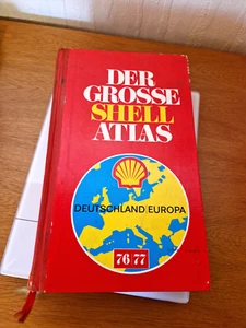 Antiquariat: Der große Shell - Atlas DEutschland und Europa - 1976 / 1977 - Bild 1 von 3