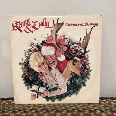 Kenny Rogers Dolly Parton Once Upon a Christmas LP RCA 15307 - Image 1 of 4