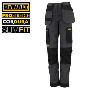 Dewalt Workwear Womens Roseville Cargo Trousers Ladies Pants Grey Black DWC236 - Picture 1 of 7