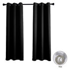 Thermal Blackout Curtains Ready Made Eyelet Ring Top Energy Save+ Free Tie Backs