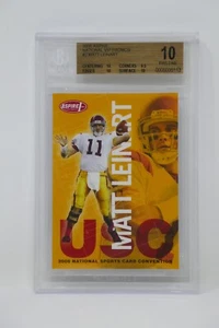 2006 Aspire National VIP Promos #2 Matt Leinart Rookie Beckett 10 PRISTINE - Picture 1 of 5
