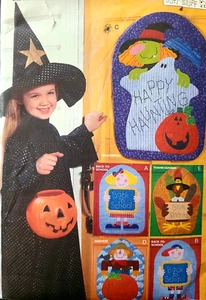 UC Butterick 6242 Schnittmuster Herbst Tür Dekoration Wandbehang Halloween Schule - Bild 1 von 5