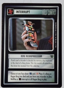 1997 Star Trek CCG First Contact Borg Neuroprocessor Interrupt Nm-Mt - Bild 1 von 1