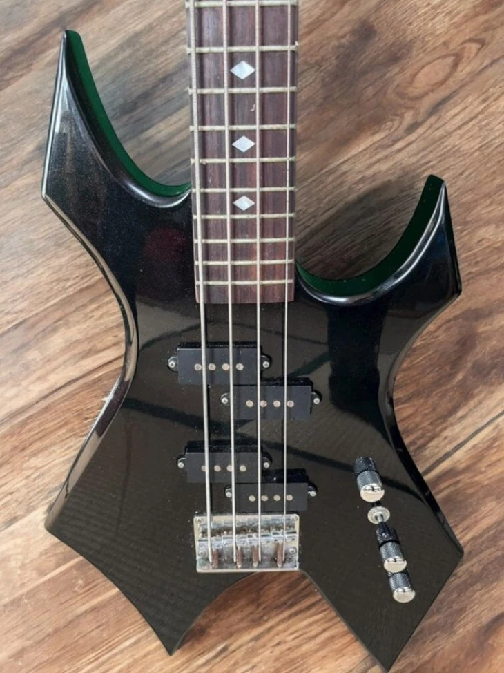 ベース B.C.Rich WARLOCK BASS LA California USA B.C. Rich Warlock Bass True Vintage Japan Late 80s NJ Series II