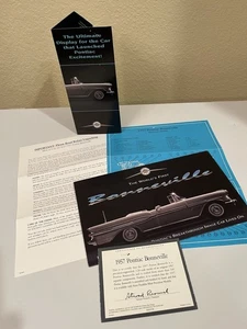 Franklin Mint Papiere für 1957 Pontiac Bonneville Cabrio  - Bild 1 von 4
