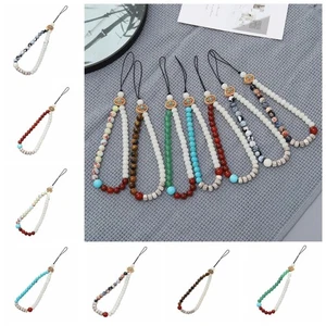 Chinese Style Beaded Phone Chain Anti-lost Cute Phone Strap Girls Women - Picture 1 of 12