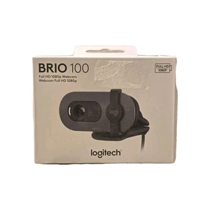 Kamera internetowa Logitech Brio 100 1080p Full HD do spotkań i przesyłania strumieniowego - grafitowa - Zdjęcie 1 z 2