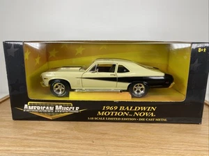1/18 Ertl American Muscle 1969 Baldwin Motion Chevrolet Nova 427 32479 ! - Picture 1 of 9