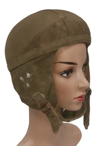 Casque entrainement Parachutiste Guenaud 1953 . PARA TAP INDO ALGERIE - Picture 1 of 13