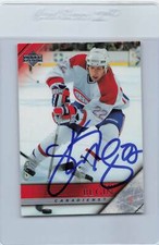 2005/06 Upper Deck #349 Steve Begin Canadiens Signed Auto *G2145