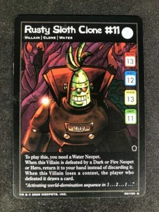 Neopets TCG Rusty Sloth Clone #11 30/100 Haunted Woods Villain Non Holo Rare - Bild 1 von 2