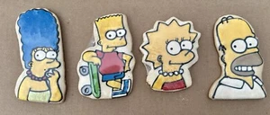 VERY RARE Matt Groening Hand Decorated "The Simpsons Cookies" Very Collectable - Picture 1 of 2