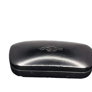 Coach Black Hard Clamshell Eye Glasses Sun Glasses Case Holder - Picture 1 of 7