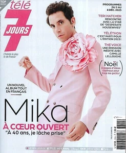 TELE 7 TAGE Nr. 3314 02.12.2023 Mika, mit offenem Herzen / Teri Hatcher / C.Lellouche - Bild 1 von 3