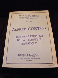 " Partitur Rationalen Prinzipien De La Technik Klavier Cortot Music -blatt " - Bild 1 von 1