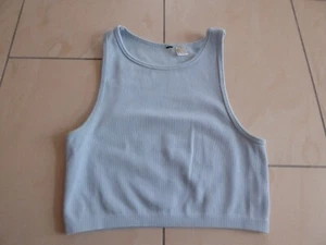 Top hellblau H&M cropped Gr. S - Bild 1 von 2