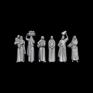 28mm Arab women tabletop gaming miniatures - Picture 1 of 1
