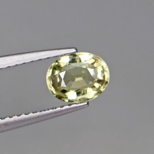 1.03 Cts Natural Elbaite Tourmaline Oval Elbaite Yellow Color Loose Gemstones - Picture 1 of 5