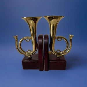 England Thomas Blakemore LTD Messing Horn Buchstützen Vintage - Bild 1 von 12
