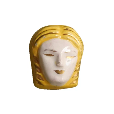 Button Antique - Ceramic -créateur to Identify - 28 Mm- French Designer Button - Image 1 of 4