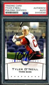 Tyler O`neill PSA DNA Coa Signed 2013 Leaf Rookie Autograph - Picture 1 of 1