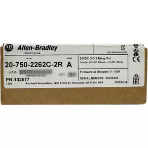 Allen-Bradley 20-750-2262C-2R PowerFlex 750 24V DC IO modulo opzionale - Foto 1 di 5