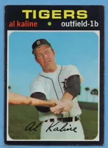 1971 Topps #180 Al Kaline VG-VGEX CREASE Detroit Tigers Hall of Fame A7931 - Picture 1 of 2