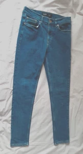 BURTON MENSWEAR DUNKELBLAU JEANS👖GRÖSSE 30R👖5 POCKET DESIGN👖STRETCH TAPERED - Bild 1 von 19