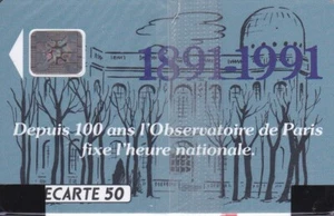 TELECARTE 50 unités. L' OBSERVATOIRE DE PARIS. 1891 / 1991. NEUVE SOUS BLISTER - Picture 1 of 2