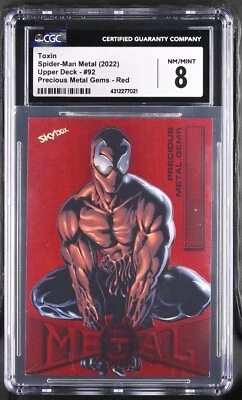 Toxin Spider-Man Metal (2022) #92 Precious Metal Gems Red CGC 8 - Image 1 of 2