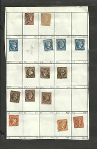 GRIECHENLAND LOT, YV # 33/44, 15 BRIEFMARKEN, NICHT AUFEINANDERFOLGEND - Bild 1 von 1
