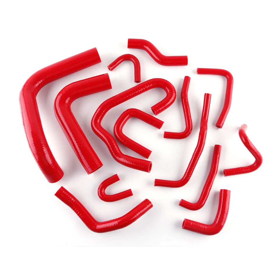 Red Silicone Radiator Hose Kits For 1990-1995 TOYOTA PICKUP 4Runner 3VZE 3.0L V6 Foto 1 de 4