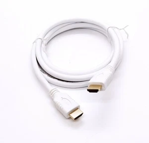 HDMI 2.0 de alta velocidad de 3 pies con cable Ethernet 4K@60Hz 28 AWG CL3 color blanco - Imagen 1 de 2
