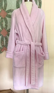 CHARTER CLUB INTIMATES PINK SZ XL POLY ROBE BELTED KNEE LENGTH MINT CONDITION - Picture 1 of 15