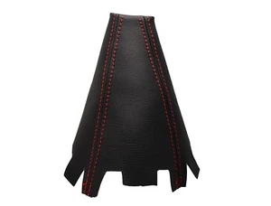 HONDA STREAM (2000-2007) Soufflet Levier De Vitesse 100% Cuir - Couture Rouge - Imagen 1 de 1