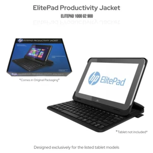 Original HP Productivity Jacket - Clavier QWERTY et station d'accueil pour ElitePad 1000 G2 - Photo 1/3