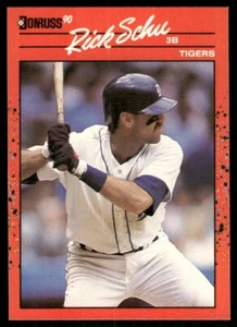 1990 Donruss #599 Rick Schu - Picture 1 of 2