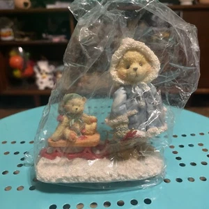 1993 Enesco Cherished Teddies Mary 912840 "Ein besonderer Freund wärmt die Saison" - Bild 1 von 6