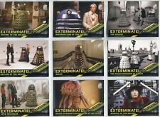 Doctor Who Timeless Complete Daleks Across Time Exterminate Chase Card Set #1-10