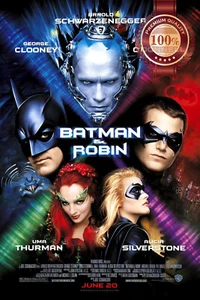 BATMAN & ROBIN AND 1997 90s OFFICIAL ORIGINAL CINEMA MOVIE PRINT PREMIUM POSTER - Imagen 1 de 6