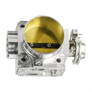 70mm Aluminum Car Turbo Throttle Body Silver For Mitsubishi Evo 4 5 6 Uprated - Foto 1 di 9
