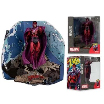 ¡EN STOCK! Figura posada Marvel X-Men Magneto #1 escala 1:10 con escena McFarlane Toys Foto 1 de 4