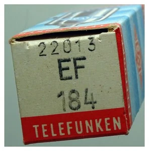 EF184 Pentode, mesh. Eine Radioröhre von Telefunken. ID23360 - Picture 1 of 2