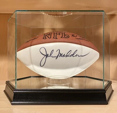 John Madden Signed Official Wilson NFL Football BAS LOA Raiders SB XI HOF Sports - Image 1 of 4